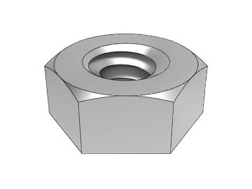 مهره شش گوش ASME B18.2.2.1-1 (پخ یک طرفه)