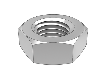 ASME B18.2.2.4 مهره نازک شش گوش مهره نازک شش گوش